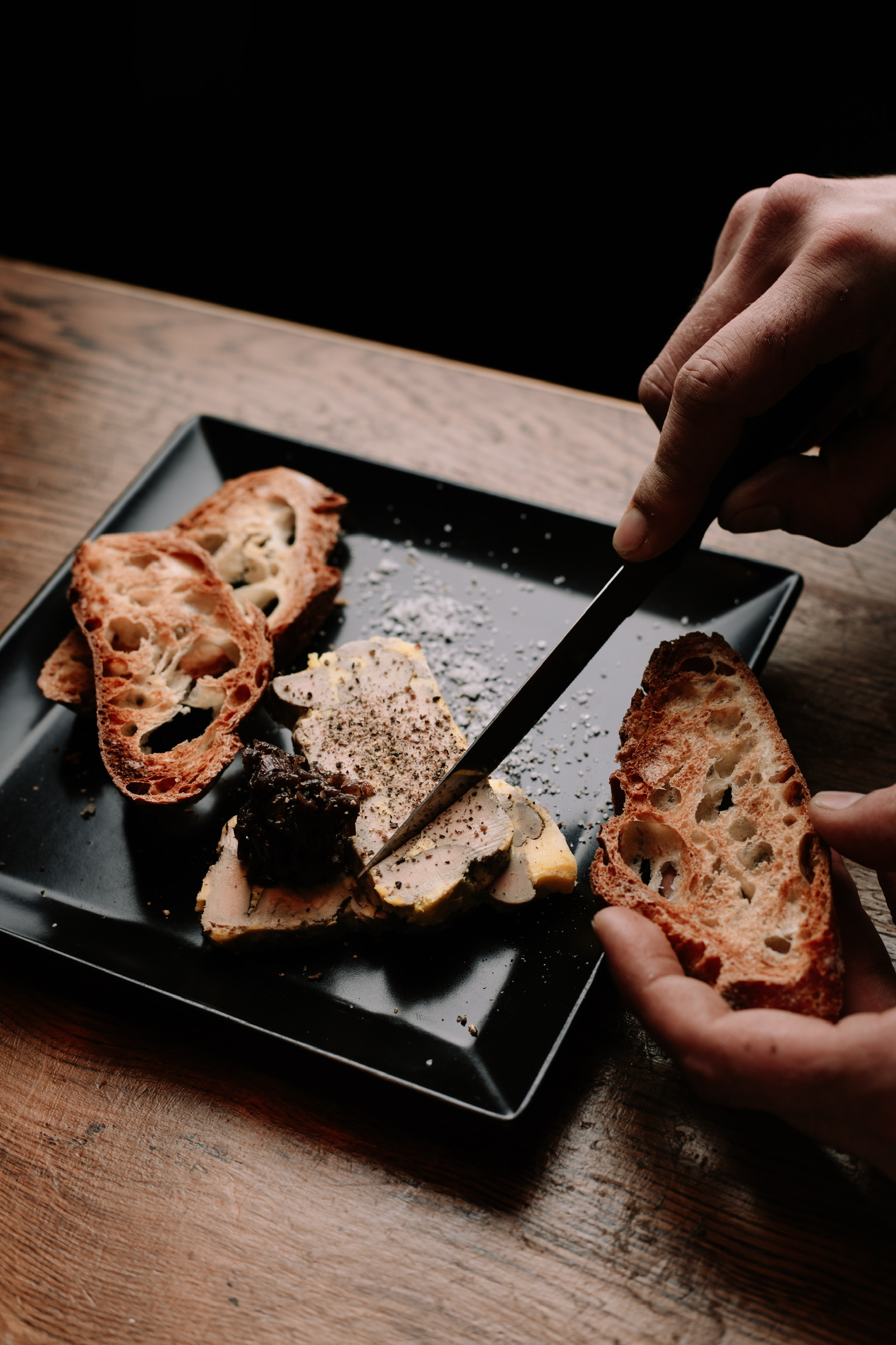 Foie gras maison au Cognac.