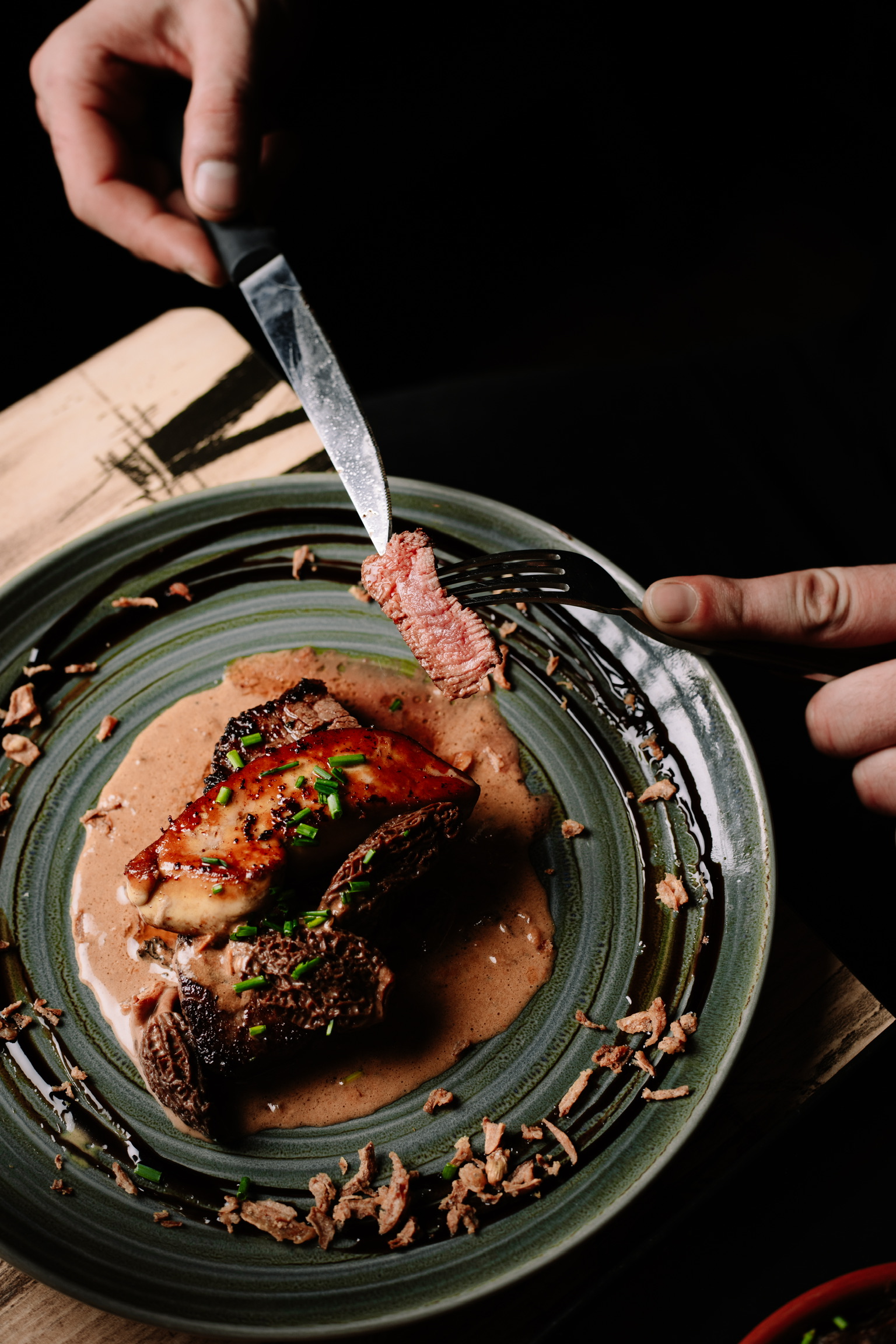 Filet de Boeuf aux morilles. 